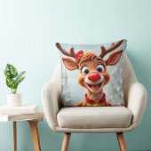 フェスティバルのクリスマスデコレーション付きトナカイ クッション (椅子)