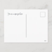 フェスティバルのクリスマストレインにメッセージを追加 シーズンポストカード (裏面)