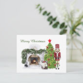 フェスティバルのクリスマスナツクラッカー シーズンポストカード (スタンド正面)