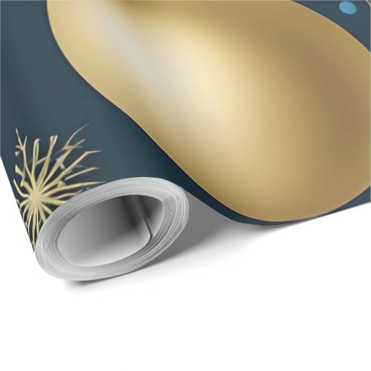 フェスティバルのクリスマスボール包み紙 ラッピングペーパー (ロールコーナー)