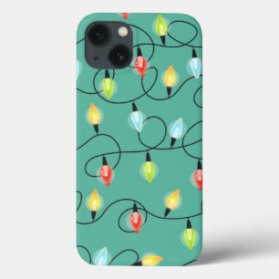 フェスティバルのクリスマスライトパターン iPhone 13ケース