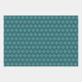 フェスティバルのクリスマスラッピング紙セット3 ラッピングペーパーシート (正面3)