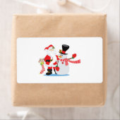 フェスティバルのクリスマスラベル ラベル (インサイチュ)