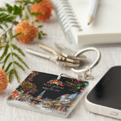 フェスティバルのクリスマス挨拶 キーホルダー (正面右)