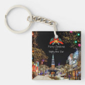 フェスティバルのクリスマス挨拶 キーホルダー (正面)