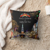 フェスティバルのクリスマス挨拶 クッション (ブランケット)