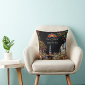 フェスティバルのクリスマス挨拶 クッション (椅子)