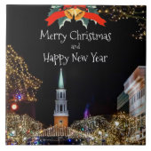 フェスティバルのクリスマス挨拶 タイル (正面)