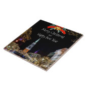 フェスティバルのクリスマス挨拶 タイル (側面)