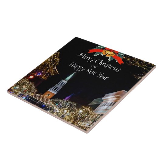 フェスティバルのクリスマス挨拶 タイル (側面)