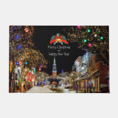 フェスティバルのクリスマス挨拶 ドアマット (正面)