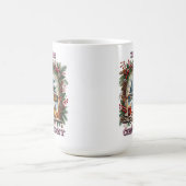 フェスティバルのクリスマス窓の居心地の良い飾り コーヒーマグカップ (中央)