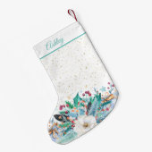 フェスティバルのクリスマス装飾 スモールクリスマスストッキング (裏面 (吊り時))