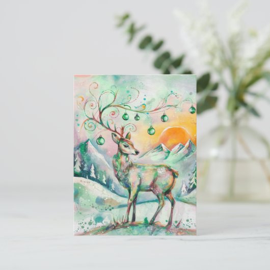 フェスティバルのクリスマス ポストカード (スタンド正面)