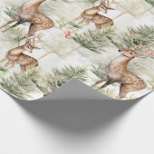 フェスティバルのクリスマス ラッピングペーパー (角)