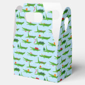 フェスティバルのクロコダイズのクリスマスコスチュームパターン フェイバーボックス (オープン)