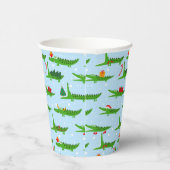 フェスティバルのクロコダイズのクリスマスコスチュームパターン 紙コップ (右)