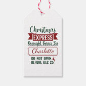 フェスティバルのサプライズ配信標識 ギフトタグ (正面)