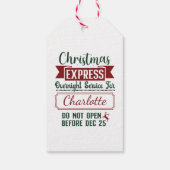 フェスティバルのサプライズ配信標識 ギフトタグ (裏面)