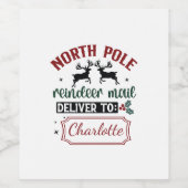 フェスティバルのサプライズ配信標識 ワインラベル (シングルラベル)