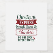 フェスティバルのサプライズ配信標識 ワインラベル (シングルラベル)