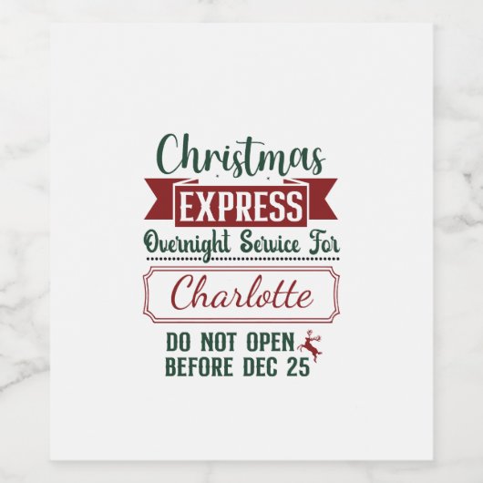 フェスティバルのサプライズ配信標識 ワインラベル (シングルラベル)