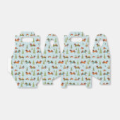 フェスティバルのダックスシャンドの雪のパターン フェイバーボックス (折り畳みなし)