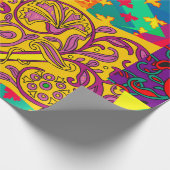 フェスティバルのパッチワーク(インディアン、トルコ語、イタリアンpor) ラッピングペーパー (角)