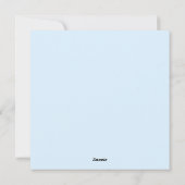 フェスティバルのビーグル犬の冬の雪のクリスマス シーズンカード (裏面)