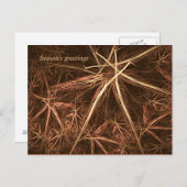 フェスティバルのフラクタルストロー シーズンポストカード (正面/裏面)