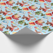 フェスティバルのフロックス：ホリデートナディエストラバンザ ラッピングペーパー (角)
