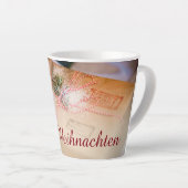 フェスティバルのプレゼント カフェラテマグ (右アングル)