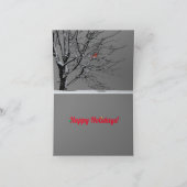 フェスティバルのホリデーカードはサンドヒルクレーン シーズンカード (内部)