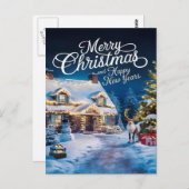 フェスティバルのホームカミング:冬のワンダーランドを歓迎 ポストカード (正面/裏面)