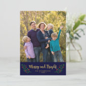 フェスティバルのメリー葉と明るい休日の写真 シーズンカード (スタンド正面)