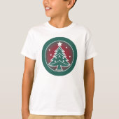 フェスティバルのモミ：クリスマスの歓喜 Tシャツ (正面)