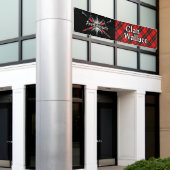 フェスティバルの一族のウォーレスの高地のテント 横断幕 (ビルの外側)