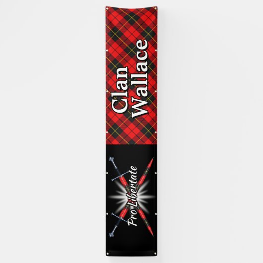 フェスティバルの一族のウォーレスの高地のテント 横断幕 (縦)