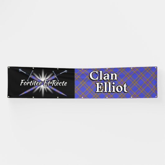 フェスティバルの一族のエリオット高地のEliottのテント 横断幕 (横)