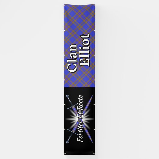 フェスティバルの一族のエリオット高地のEliottのテント 横断幕 (縦)