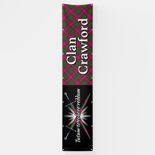 フェスティバルの一族のクローフォードの高地のテント 横断幕 (縦)