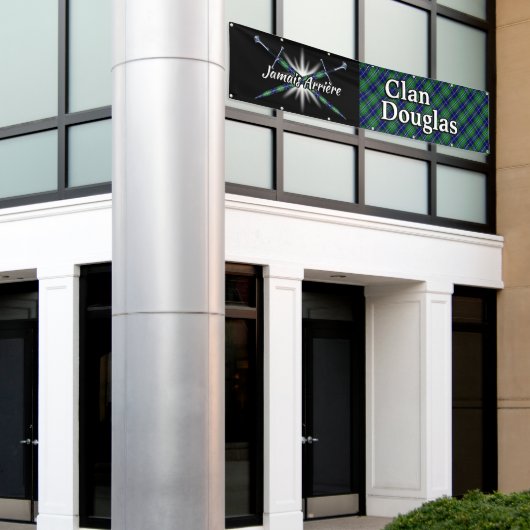 フェスティバルの一族のダグラスの高地のテント 横断幕 (ビルの外側)