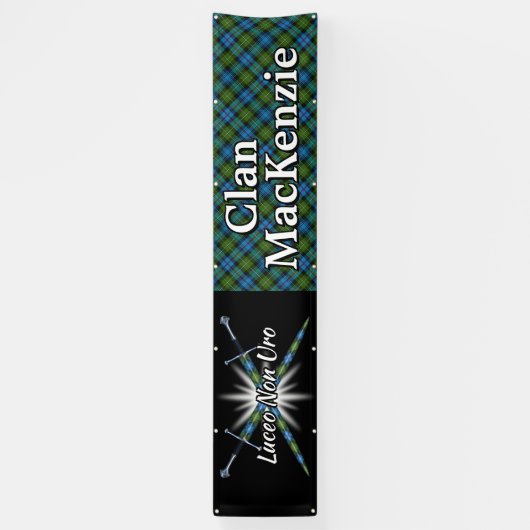 フェスティバルの一族のマッケンジーの高地のテント 横断幕 (縦)