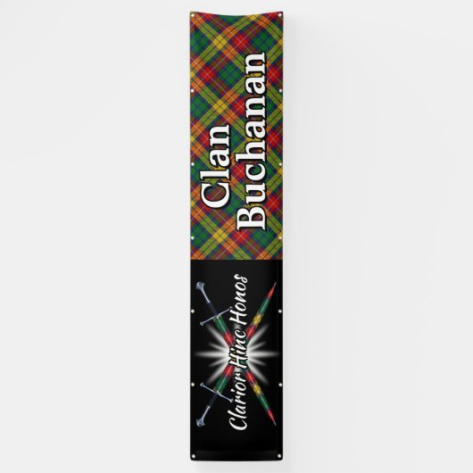 フェスティバルの一族のBuchananの高地のテント 横断幕 (縦)