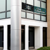 フェスティバルの一族のColquhounの高地のテント 横断幕 (ビルの外側)