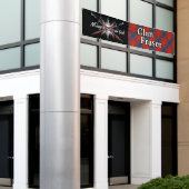 フェスティバルの一族のFraserの高地のテント 横断幕 (ビルの外側)