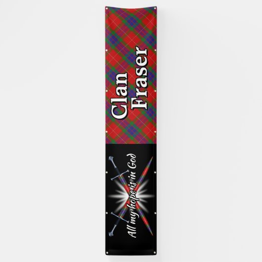 フェスティバルの一族のFraserの高地のテント 横断幕 (縦)
