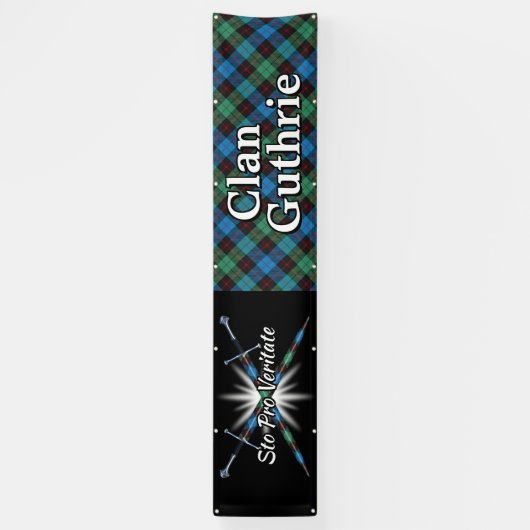 フェスティバルの一族のGuthrieの高地のテント 横断幕 (縦)