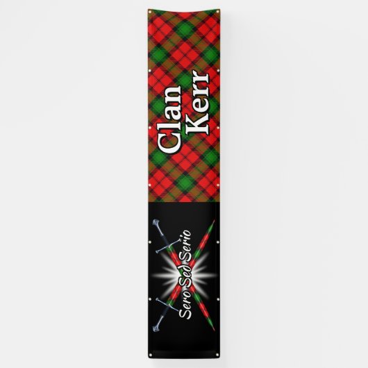 フェスティバルの一族のKerrの高地のテント 横断幕 (縦)