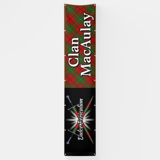 フェスティバルの一族のMacAulayの高地のテント 横断幕 (縦)